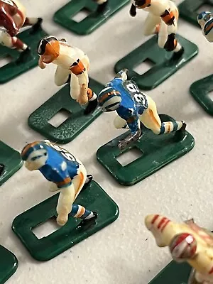 Tudor Electric Football Team NFL LOT 11 TEAMS  117 Players 61 Bases Hand Painted • $99