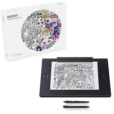 Wacom Intuos Pro Paper Edition Medium Drawing Graphics Tablet Board+Pro Pen 2 • $412.95