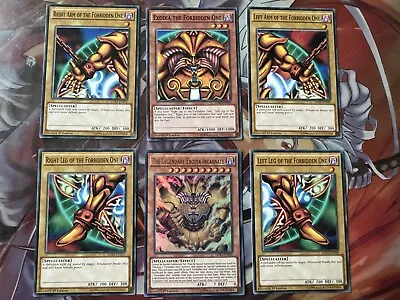 Yugioh - Exodia The Forbidden One - LDK2-ENY - 6 Card Set - 1st Edition • £44.99