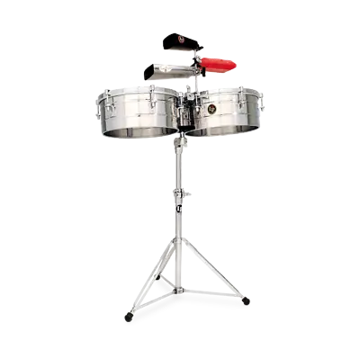 Latin Percussion 14-15” Tito Puente Timbales - Steel • $749.99