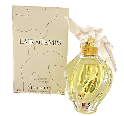 L'Air Du Temps Perfume By Nina Ricci 3.3oz Eau De Toilette Spray Women (Tester) • $39.99