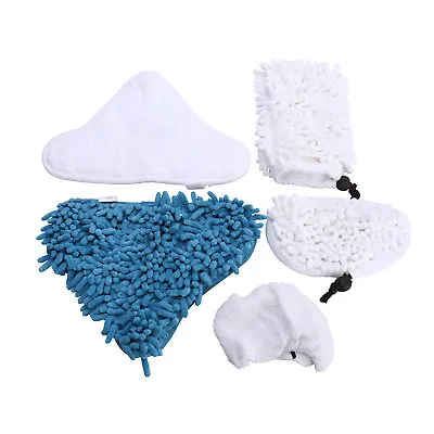 Steam Cleaner Mop Pads Microfibre Washable Cloth Kit Pads For Universal  Pads X5 • £7.99