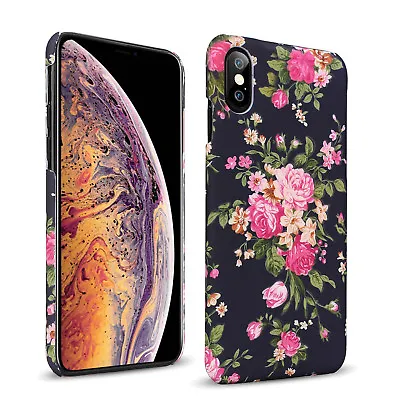 $11.99 • Buy IPhone XR XS Case [Fit QI Wireless Charging] Slim Floral Flowers Cover For Girls
