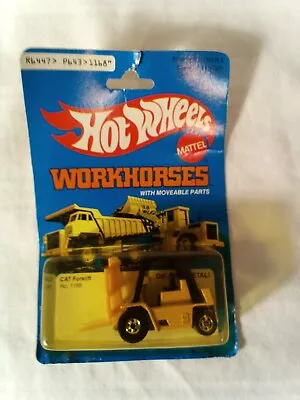 Hot Wheels Workhorses CAT Forklift No. 1168 • $15.99