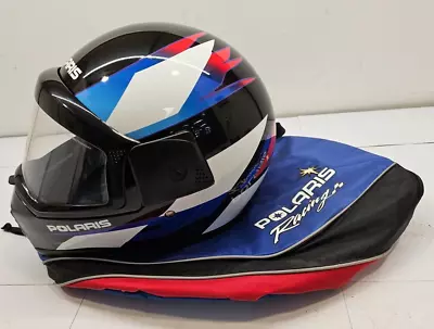 1999 Vintage Polaris Lazer Snowmobile Helmet Sz XL W/ Polaris Bag • $80