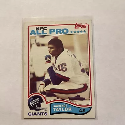 1982 Topps - #434 Lawrence Taylor (RC) • $13.99