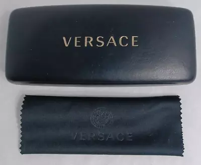 Versace Authentic Hard Eyeglasses Sunglasses Case Clamshell In Black • $9.95