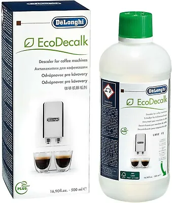 $33.12 • Buy DeLonghi EcoDecalk Natural Descaler For Coffee Machines 500ML GENUINE NEW