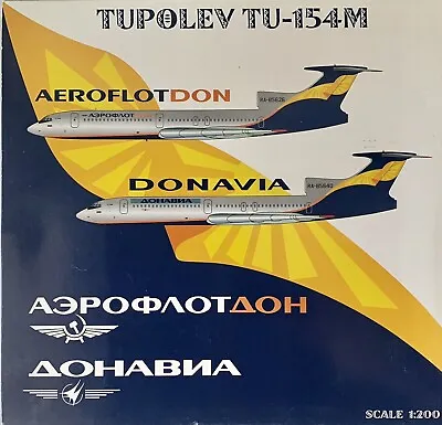 JC Wings 1/200 XX2734 Tupolev TU-154M Aeroflot Don RA-85626 • $112.37