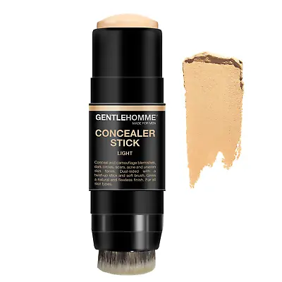 Mens Makeup Concealer Stick & Brush To Camouflage Blemishes Acne On Facial Skin • $18.99