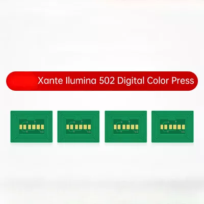 4 X Toner Chip (BCMY) For Xante Ilumina 407 500 502 Digital Press Refill • $25.99