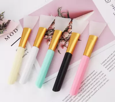 $3.60 • Buy Silicone Face Mask Brush Facial Mask Mud Mixing Applicator Makeup Tool Face Care
