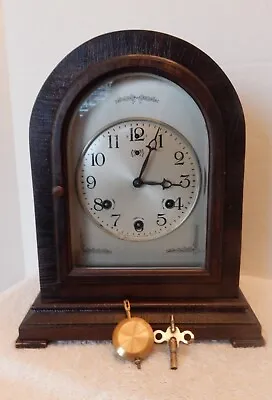 Westminster Chimes Antique Waterbury Shelf Mantel Clock Westminster Chime • $214