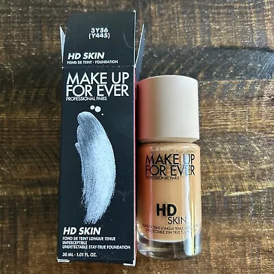 MAKE UP FOR EVER HD SKIN  STAY-TRUE FOUNDATION 30ml 3Y56 Y445 Undetectable • £25