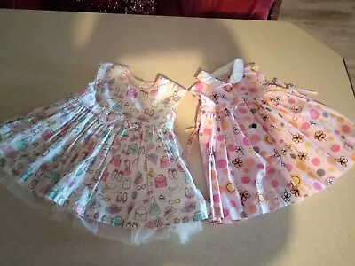 2x Baby Girl Party 3-6 Months Dresses Summer Dress  Floral Bundle • £4.99