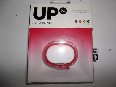 New UP 24 By Jawbone Fitness Band Activity Tracker Wristband - Red  Medium • $10