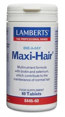 Lamberts Maxi-Hair One-A-Day Tablets (60) BBE 02/2026 • $48.20