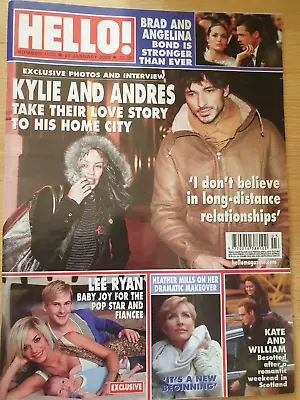 'Hello' Magazine 2009 Kylie Minogue Kate Middleton Lee Ryan. • £8