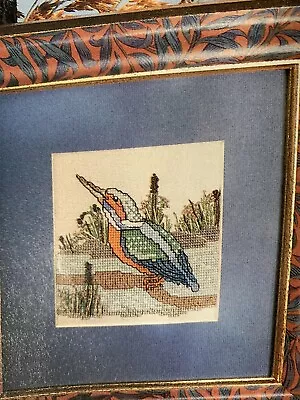 Tales Of The Riverbank Kingfisher Vintage Cross Stitch Design Chart • £1.29