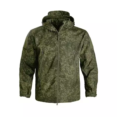 Russian Men Clothing Fleece Jacket Army Tactical Jacket Hooded Military Multicam • $56.46