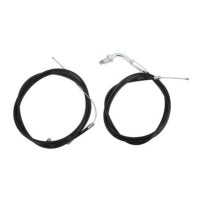 ・Throttle Clutch Cable Kit PVC Steel High Tenacity For 49cc 66cc 80cc Motorized • $11.32