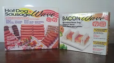 As Seen On TV Microwave Hot Dog'n Sausage/Bacon Wave Combo • $21.94