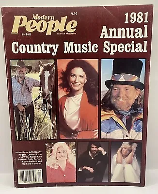 1981 Modern People Magazine Annual Country Music Special Edition • $22.99