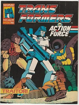 Marvel UK 1989 TRANSFORMERS #226 Very Fine- Megatron G1 Comics Bludgen Unicron • $12