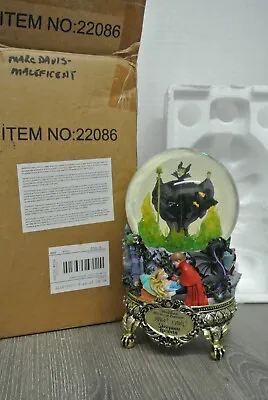 Disney Marc Davis 'Master Of Animation' Maleficent Sleeping Beauty Snow Globe • $109.99