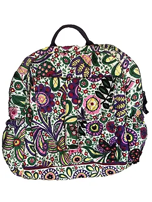 Vera Bradley Backpack In Viva La Vera - Book Bag - Floral - Multi-color - School • $14.81