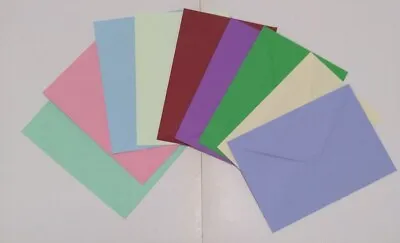 C6 Coloured Envelopes 162mm X 114mm (6 X4 ) - Sold In 15's Quantity Discount • £3.25