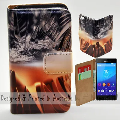 $13.98 • Buy For Sony Xperia Series - 2 Element Collide Print Wallet Mobile Phone Case Cover