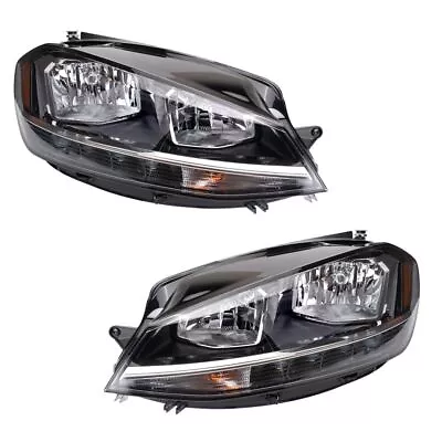 $409.95 • Buy DEPO Headlight Set For 2018-2021 Volkswagen Golf 2018-2019 Golf