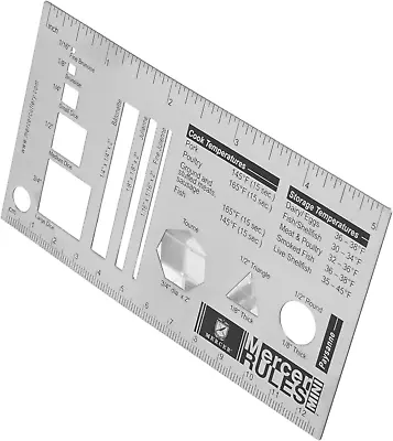 Mercer Culinary Mercer Rules Culinary Ruler Mini • $27.82