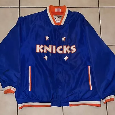 New York Knicks Mitchell & Ness Hardwood Classic Jacket Sz 2xl 52 • $29.99