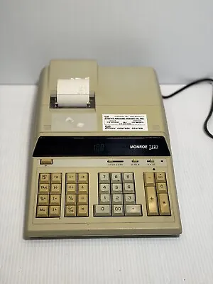 Monroe Business Systems Calculator Adding Machine Model 7130 - Works Great!! • $40