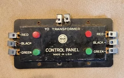 Marx Mar Toys  4 Button Control Panel USA O Gauge Electric Train Set Vintage • $11.50