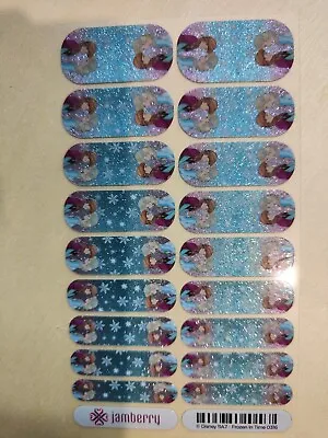 🌟Jamberry Nail Wrap Full Sheet Nail Stickers - Disney Frozen In Time Elsa Anna • $9