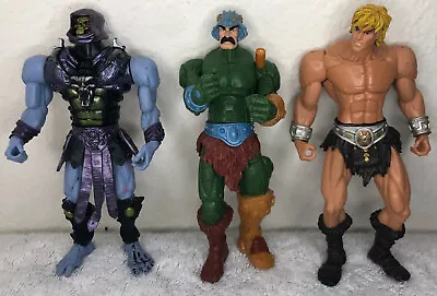 2001 Mattel 200X He-Man MOTU Masters Of The Universe Action Figure Lot Of 3 • $19.99