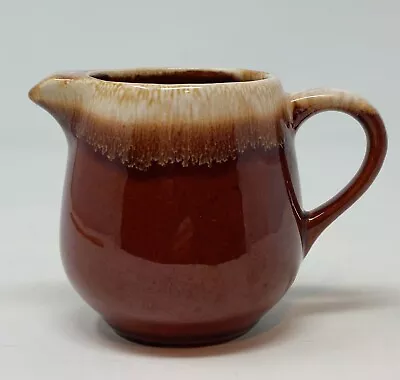 Vintage McCoy USA Brown Drip Glaze Pottery Creamer/ Pitcher • $11.95