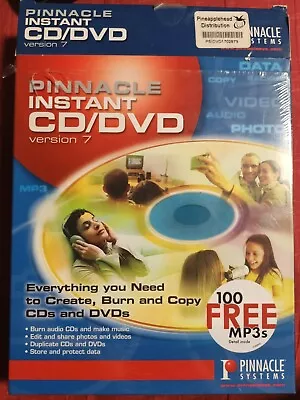 PINNACLE INSTANT CD/DVD VERSION 7 Very Good Condition Free Shipping • $59.99