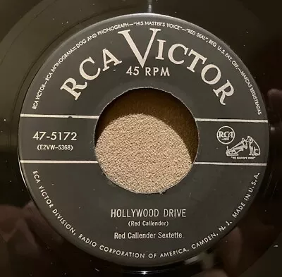 RED CALLENDER Sextette - Hollywood Drive / Early Times  R&B  RCA 47-5172 - 45rpm • $30