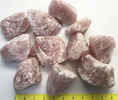 $13.99 • Buy ROSE QUARTZ. Natural Crystals, Size: 2 To 4  Rough Stones 2 Lb.