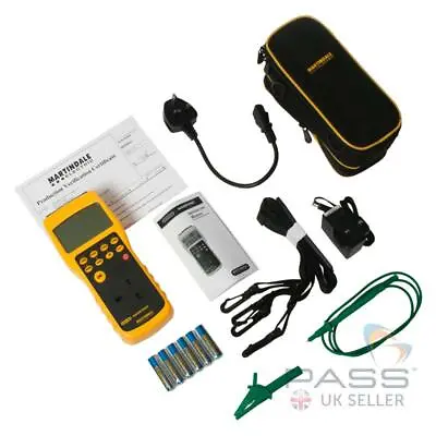 Martindale HPAT600/2 HandyPAT Manual PAT Tester + Accessories • £314