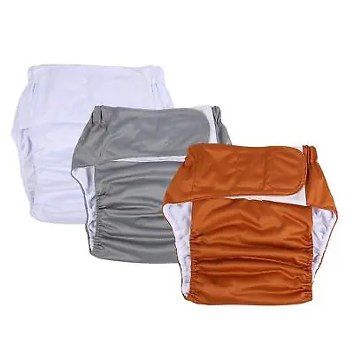 Adult Diaper Nappy Reusable Leakfree Adjustable Protection For Elderly • £11.38