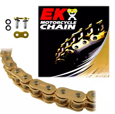 EK 520ZVX3 Gold Ultra High Performance NX-Ring Motorcycle Chain - 120 Links • $127.32