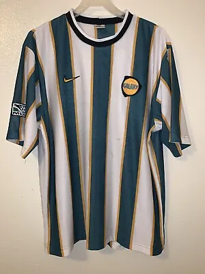 Vintage Los Angeles LA Galaxy Nike 1997 Away Jersey Size XL • $165