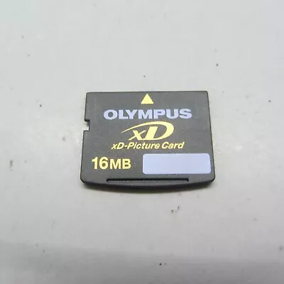 XD Picture Memory Card 16MB Olympus Type S • £14.99