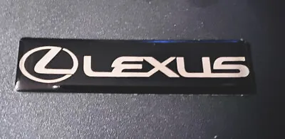 $12.99 • Buy Lexus Trunk Badge Emblem Logo 3D Epoxy Logo.  Approx Size: 3.75”inch’s X 1” Nice