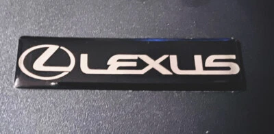 $12.99 • Buy Lexus Trunk Badge Emblem Logo 3D Epoxy Logo.  Approx Size: 3.75”inch’s X 1” Nice